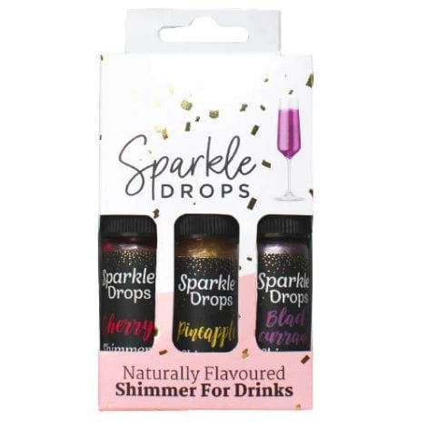 Add some sparkle and shimmer to your beverages with the Sparkle Drops Classic Shimmer Gift Set. (30ml)