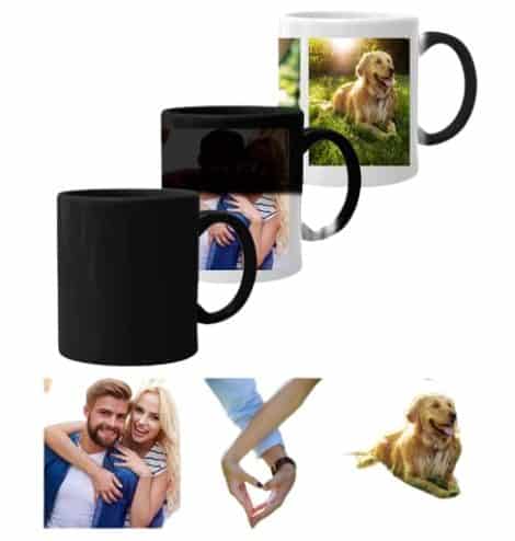 Magic Heat Collage Photo Mug – Personalised gift for birthdays and anniversaries that changes colors – Photo 3