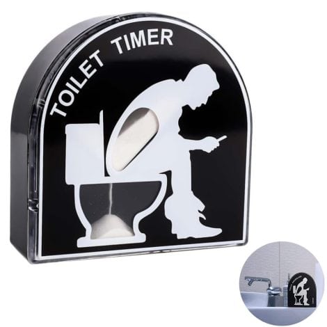 Toilet Hourglass – The Sand Clock for a Perfect British Bathroom Break Experience!