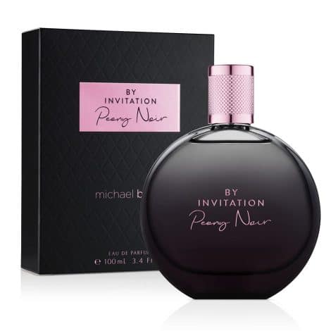 Michael Bublé Fragrances presents an elegant woman’s scent – By Invitation Peony Noir Eau de Parfum, 100ml.