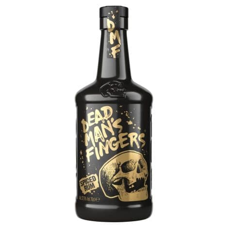 70cl of Dead Man’s Fingers Spiced Rum, with potential differing packaging.