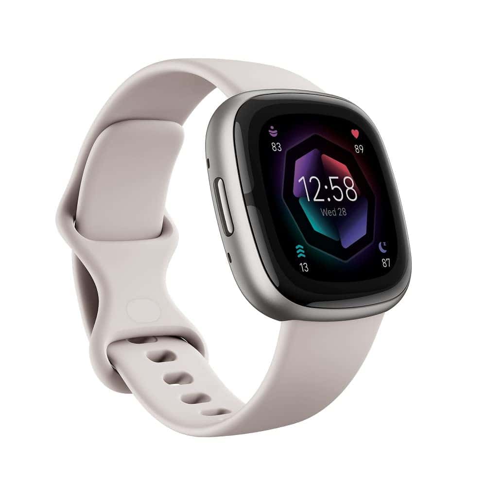 Fitbit Sense 2 Health and Fitness Smartwatch with built-in GPS, advanced health features, up to 6 days battery life - compatible with Android and iOS.