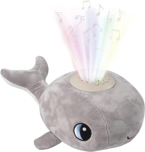 Cacchino’s Ben Baby Sleep Buddy – Plush Whale with Musical Star Projector and Nursery Sounds. Perfect for bedtime.