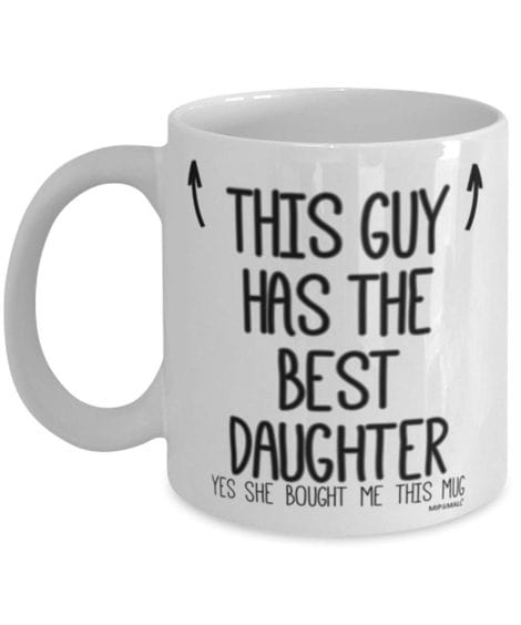 Dad’s Cup – A thoughtful present filled with love from daughter – Perfect for Father’s Day or birthdays.