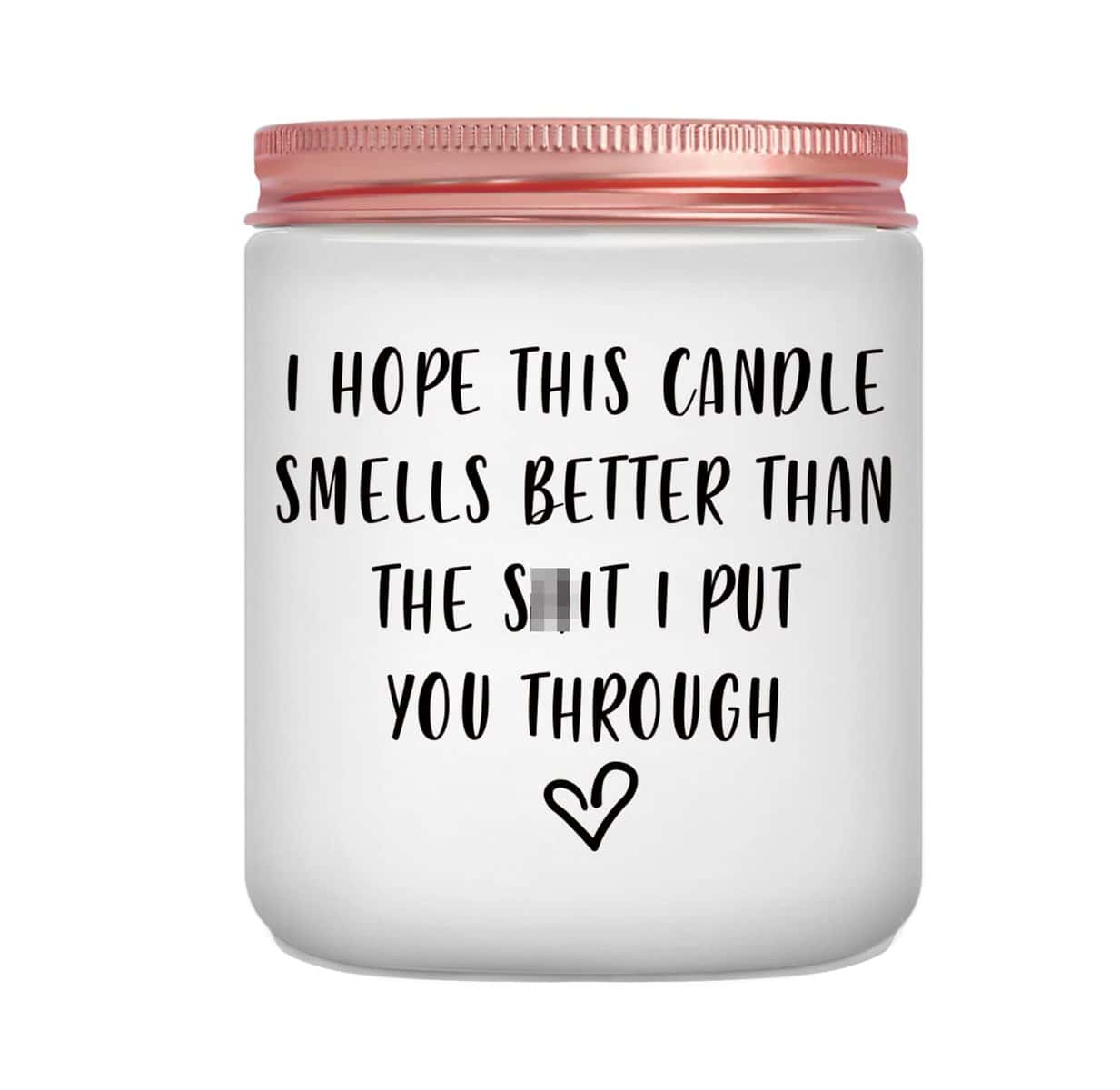 Scented Candle Gifts for Women, Mum, Her - I'm Sorry I Love You Gifts, Funny Apology, Birthday, Christmas Gifts for Women, Mum, Granny, Wife, Girlfriend, Friends, BFF, Best Friends, Sister