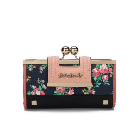 Flower Power Vintage Wallets: Stylish purses with beautiful butterfly motifs, perfect for British ladies. Great as gifts!