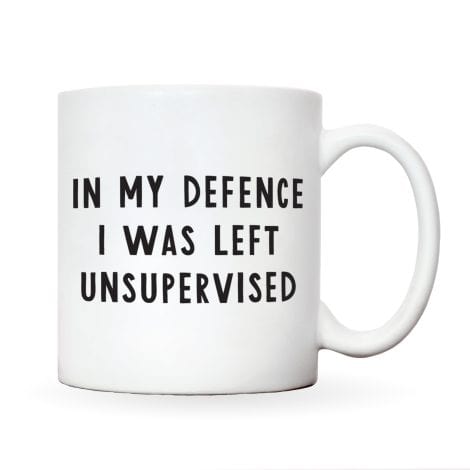 Funny work gifts for your unsupervised colleagues – Secret Santa mugs and other amusing presents.