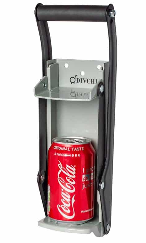 16oz Aluminum Can Crusher & Bottle Opener – Sturdy Wall Mounted Recycling Tool for Soda & Beer.