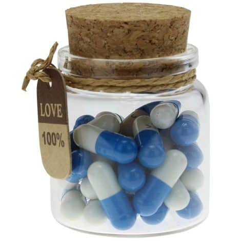 INFMETRY Adorable Capsules in a Glass Bottle, Beautiful Love Notes. Perfect presents for Valentine’s, Birthday, or Anniversary.