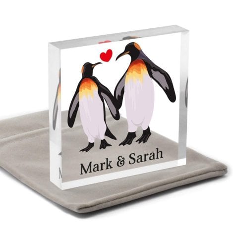 Penguin-themed custom gifts suitable for all genders – perfect for special occasions like Valentine’s, birthdays, and anniversaries.