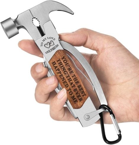 Gifts for men – a compact multitool with 14 functions, perfect for Christmas or special occasions. Ideal for men who have it all. Show your love.