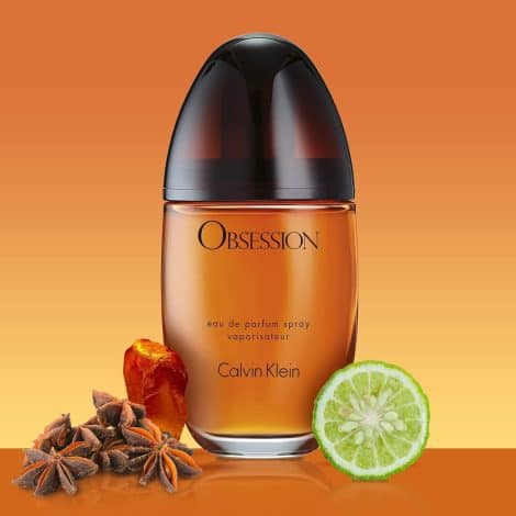 Obsessed by Calvin Klein, an elegant perfume spray for British women in a 100 ml bottle.