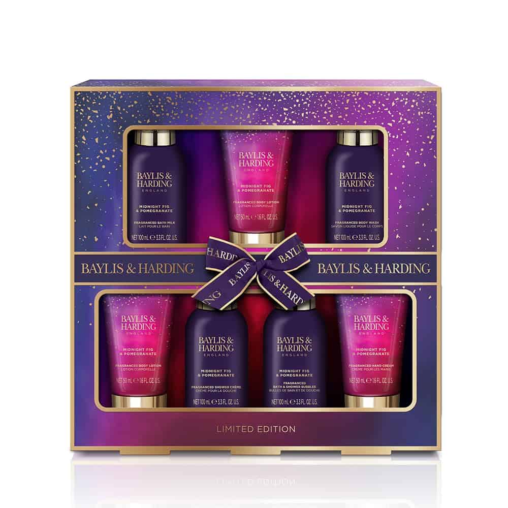 Baylis & Harding Midnight Fig & Pomegranate Ultimate Body Care Gift Set (Pack of 1) - Vegan Friendly