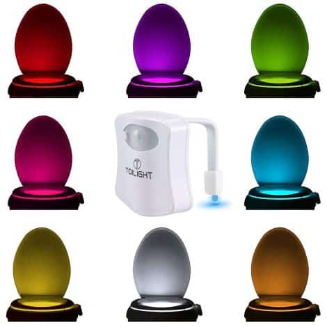 The Authentic Loo Night Light. Motion Sensor Household Gadgets for Him Her Dad’s Gift. Hilarious Bathroom Accessory. Ideal Birthday or Festive Surprise. Fun and Nifty Gadgets!