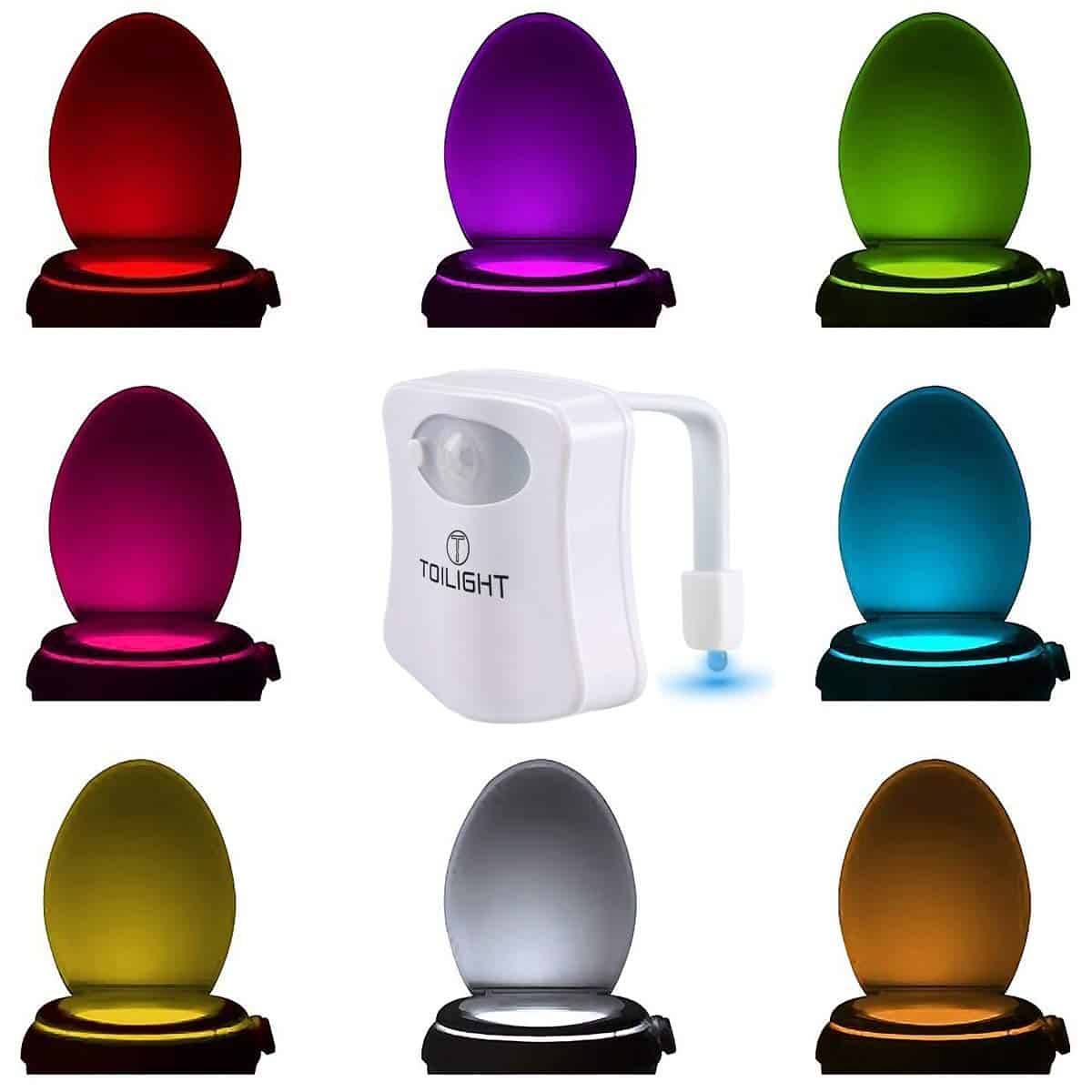 The Original Toilet Bowl Night Light. Motion Sensor Home Gadgets for Men Women Dad Gifts for Men Fathers Day Christmas. Funny Novelty Bathroom Accessory. Birthday Presents. Fun Cool Gadgets Gift