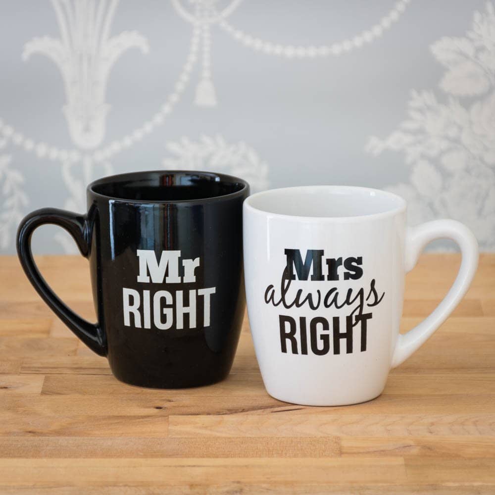 #winning Mr and Mrs Always Right Mug Set