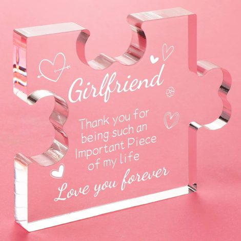 Personalized Acrylic Block: Delightful surprises for your beloved; perfect for birthdays, Valentines, Christmas, or anniversaries.