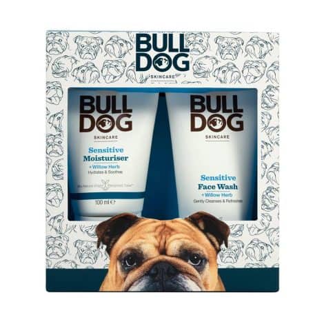 BULLDOG SKINCARE – Gentleman’s Sensitive Giftset | Soothing Moisturizer & Refreshing Face Cleanser for Gentlemen