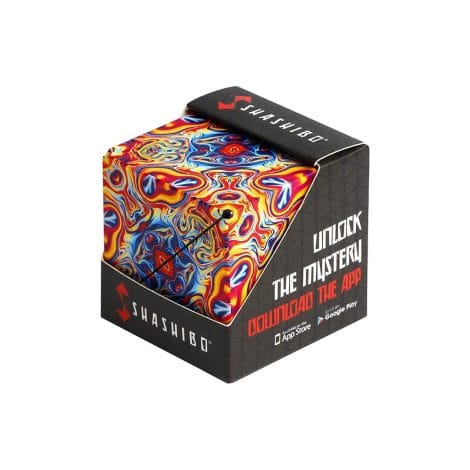 SHASHIBO Shape Shifting Box: A mind-blowing cube toy that transforms into over 70 shapes, using magnets. (Spaced Out)