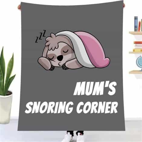 Funny Sloth Blanket – The Perfect Gift for Mum, From Daughter or Son, on Any Occasion