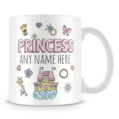 Personalized Princess Mug – A special gift for girls and women, fit for royalty.