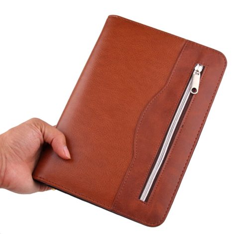 Brown SAYEEC A5 Executive Travel Portfolio – a smart, multi-functional gift for the modern British man.