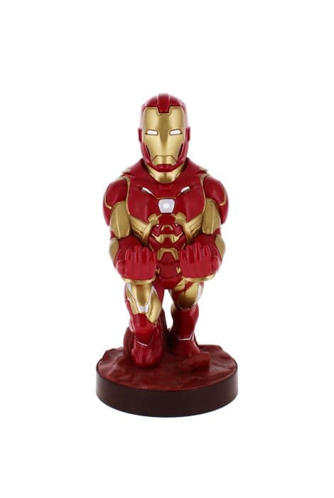 Iron Man Gaming Accessories and Phone Holder for Xbox, PlayStation, Nintendo Switch, and Phone.