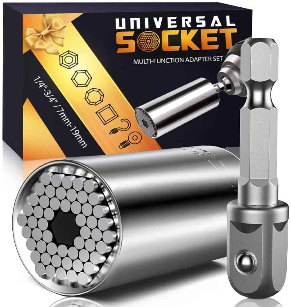 Gifts for Men Gadgets Universal Socket - Birthday Presents for Dad DIY Tools Socket Wrench Mens Gifts Christmas Stocking Fillers Secret Santa for Granddad Husband Boyfriend Him Who Have Everything