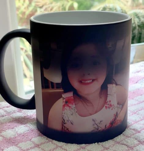 Customizable Colour Changing Magic Mugs—add your own photos or text for a unique gift experience!