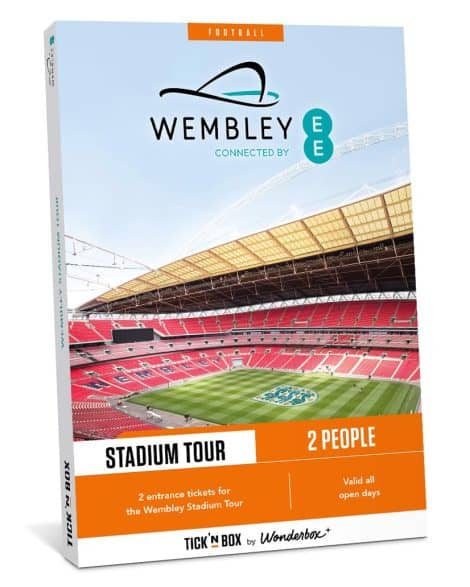 Wembley Stadium Tour Gift Box: Explore The Home of Football! Perfect football gift for London souvenir collectors. Valid 2 years.