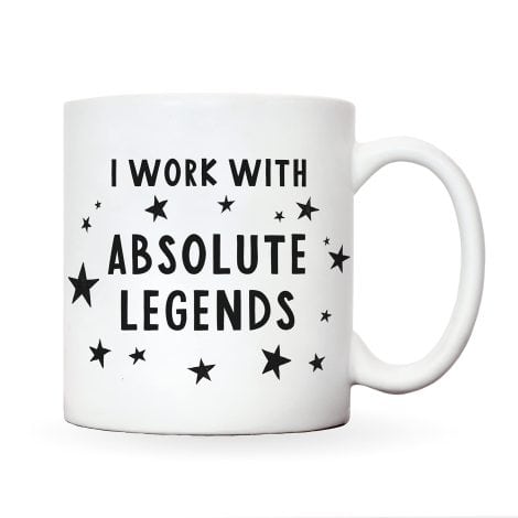 Legend Workmates Mug: Humorous Gift for Colleagues | Amusing Presents for Work Buddies | Hilarious Work Colleague Gifts.