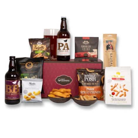 Hay Hampers’ Craft Beer & Snacks Gift Hamper: Perfect for birthdays, dads and Christmas! A delightful treat.