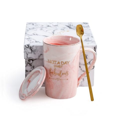 Qinhai Fabulous Mug Sets – Hilarious Marble Coffee Cups for Women, Mum, Wife, Grandma – Perfect Gifts!