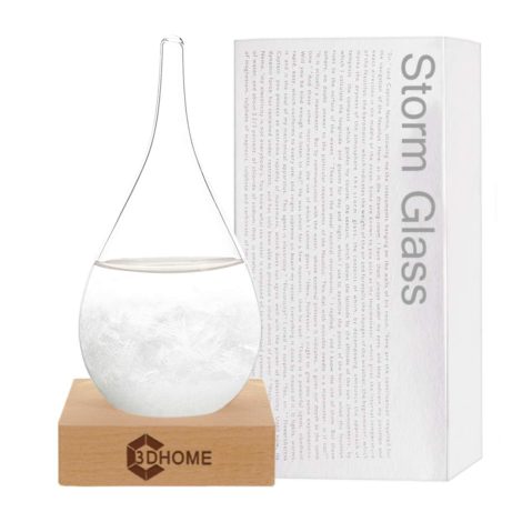 Christmas Gifts Storm Glass Weather Forecaster – A charming glass barometer that predicts the weather, perfect for home and office decoration. Ideal weather-themed gift for all.