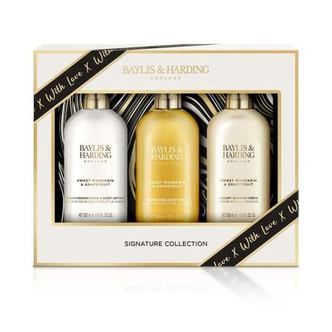 Baylis & Harding Sweet Mandarin & Grapefruit Luxury Bathing Essentials Gift Set – Suitable for Vegans.