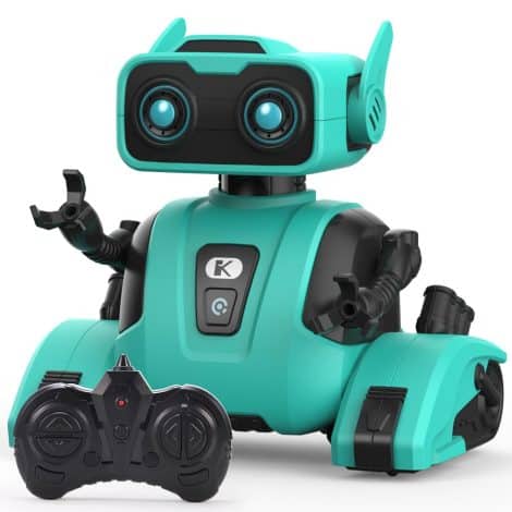 Robot Toys for Boys and Girls – Remote Control Robots that have LED Eyes, can Demonstrate, Dance and have Music, with a Flexible Head and Arms – Ideal Christmas Presents for kids aged 3 and above.