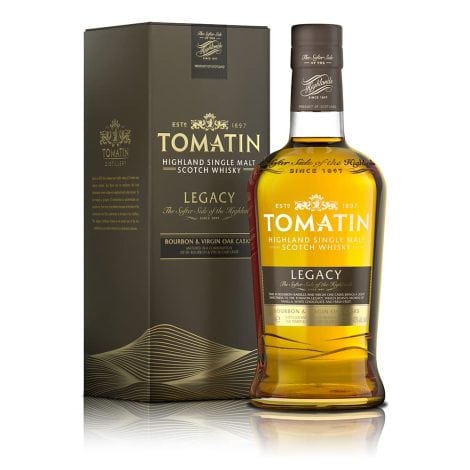 Tomatin Legacy is a smooth Highland single malt Scotch whisky matured in bourbon and virgin oak casks. Perfect for gifting.