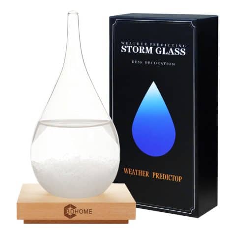 Make a weather forecast bottle called 3DHOME Storm Glass for home and office decor.