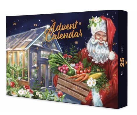 Seeds Advent Calendar Garden Gifts – A variety of Vegetable, Herbs & Flower Seeds with Greenhouse Grow Kit. Countdown to Christmas 2023 with 24 Days of surprises. Perfect for Secret Santa and Stocking Fillers.