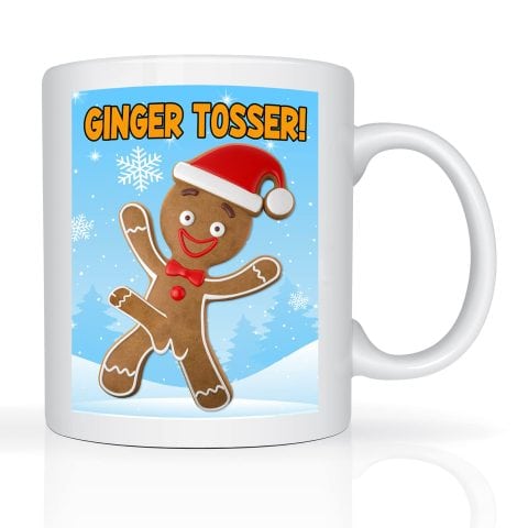 Naughty Ginger Coffee Mug, Perfect Office Secret Santa Gift, for a bit of cheeky Christmas fun!