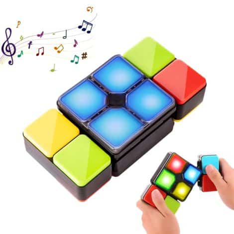 Magic Cube Musical Puzzle Game – Portable Toy for Kids, Teens, and Adults – Ideal for Christmas and Birthdays.