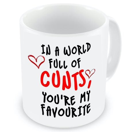 VIROSA in A World Full of Challenges, You’re My Preferred Choice – Perfect for Secret Santa, Birthdays, and the Office. A humorous, cheeky gift mug suitable for any occasion.