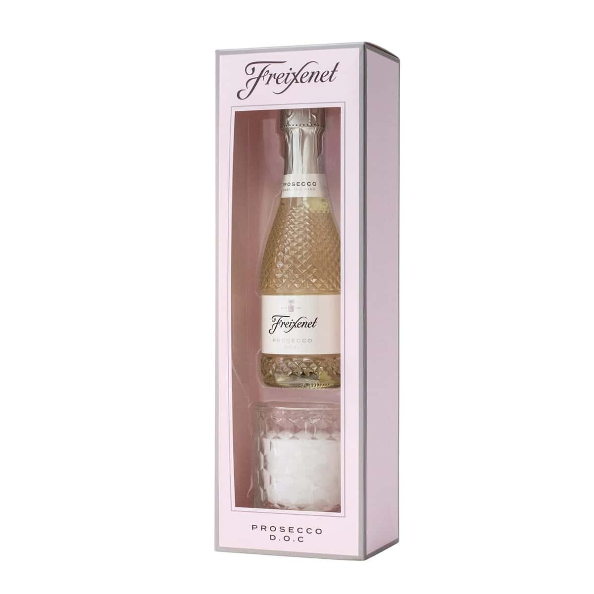 Freixenet Prosecco Gift Set - Freixenet Prosecco DOC 20cl and Fizz Scented Candle Gift Set, Luxury Mini Prosecco Gift for Ladies, New Mum - Birthday, Christmas Alcohol, Pamper Prosecco Gifts for Women