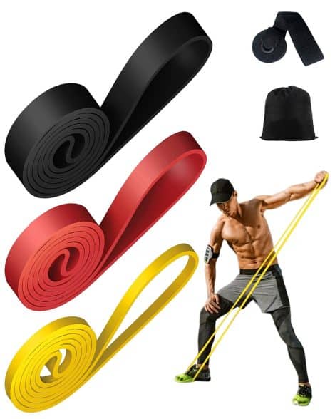 Rantizon Flex Bands [Set of 3] – Perfect for men and women, with varying resistance levels. Ideal for your workouts!