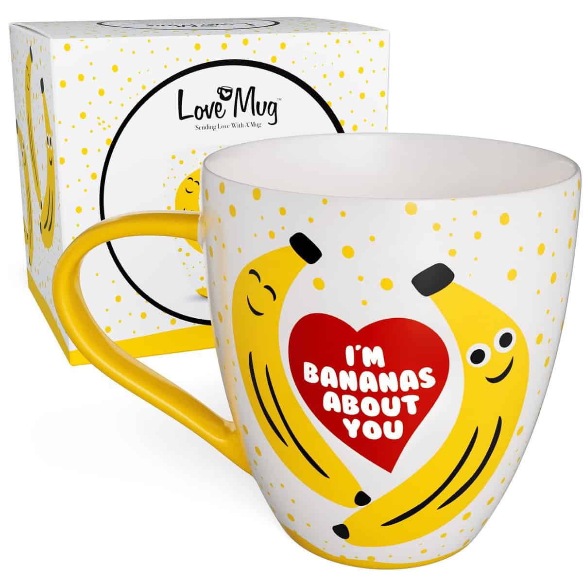 Love Mug®: Fun Valentine’s Day Gifts for Her - Romantic Christmas Gifts - Valentine Gifts for Him - Romantic Gift Mugs for Boyfriend, Husband - Wife and Girlfriend.