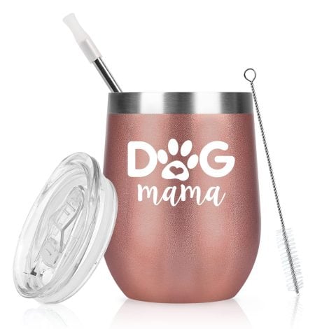 Livole Christmas Gifts for British mums, ladies, and dog lovers – including a dog mum mug and a travel coffee cup.