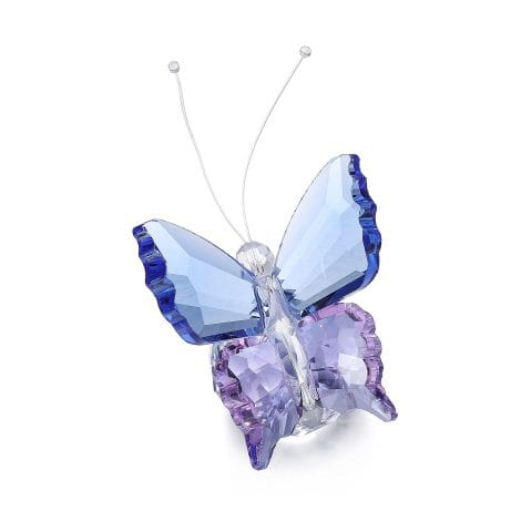 CrystalTears Crystal Butterfly Figurine Ornament – A stunning glass butterfly statue on a crystal ball base, perfect for home decoration or gifting.