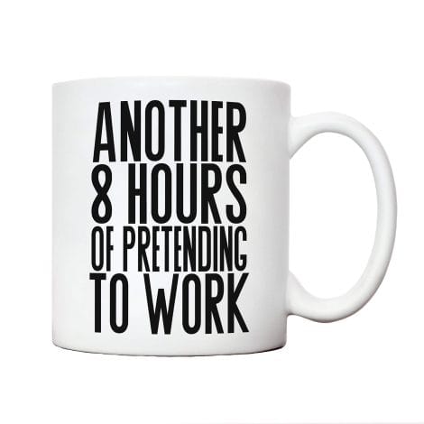 Office Survival Kit: the Ultimate Pretending to Work Mug – Perfect Secret Santa Gift for colleagues!