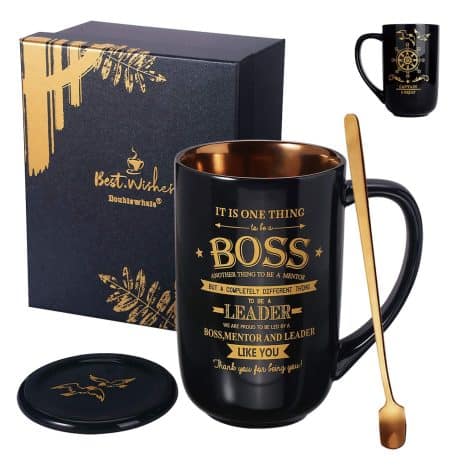 ALBISS Boss Banter Mug – Hilarious Gift for Your Boss, Perfect for Birthdays, Retirement, and Farewells.