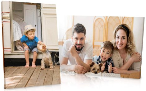 Panther Print: Custom Canvas Prints of Loved Ones, Ideal for Special Events. 31x20cm (12x8in).